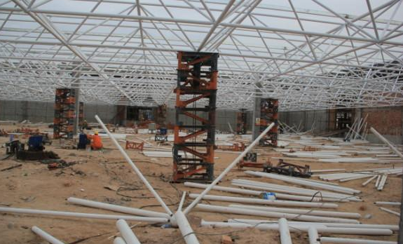 河西盘点钢结构网架装配的步履和相关关注变乱