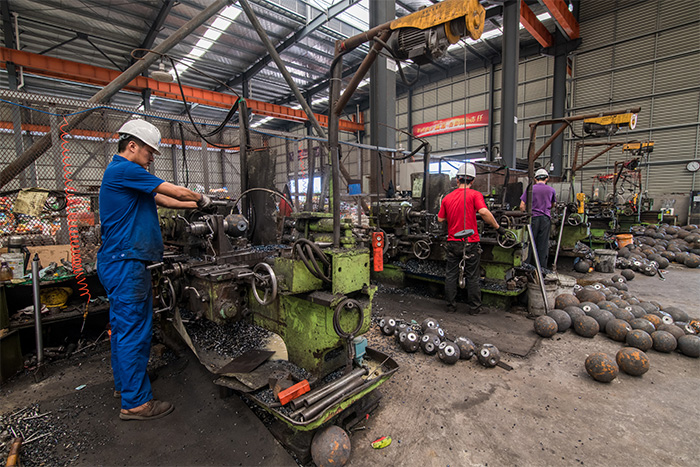 河西网架配件车间